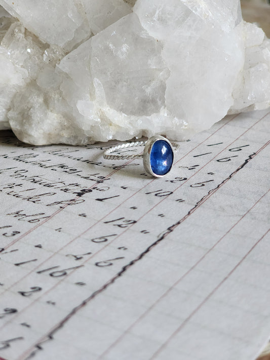 Blue Kyanite Ring
