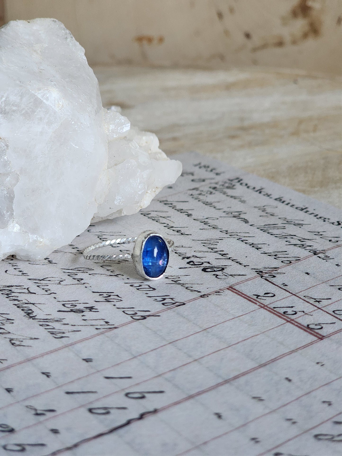 Blue Kyanite Ring