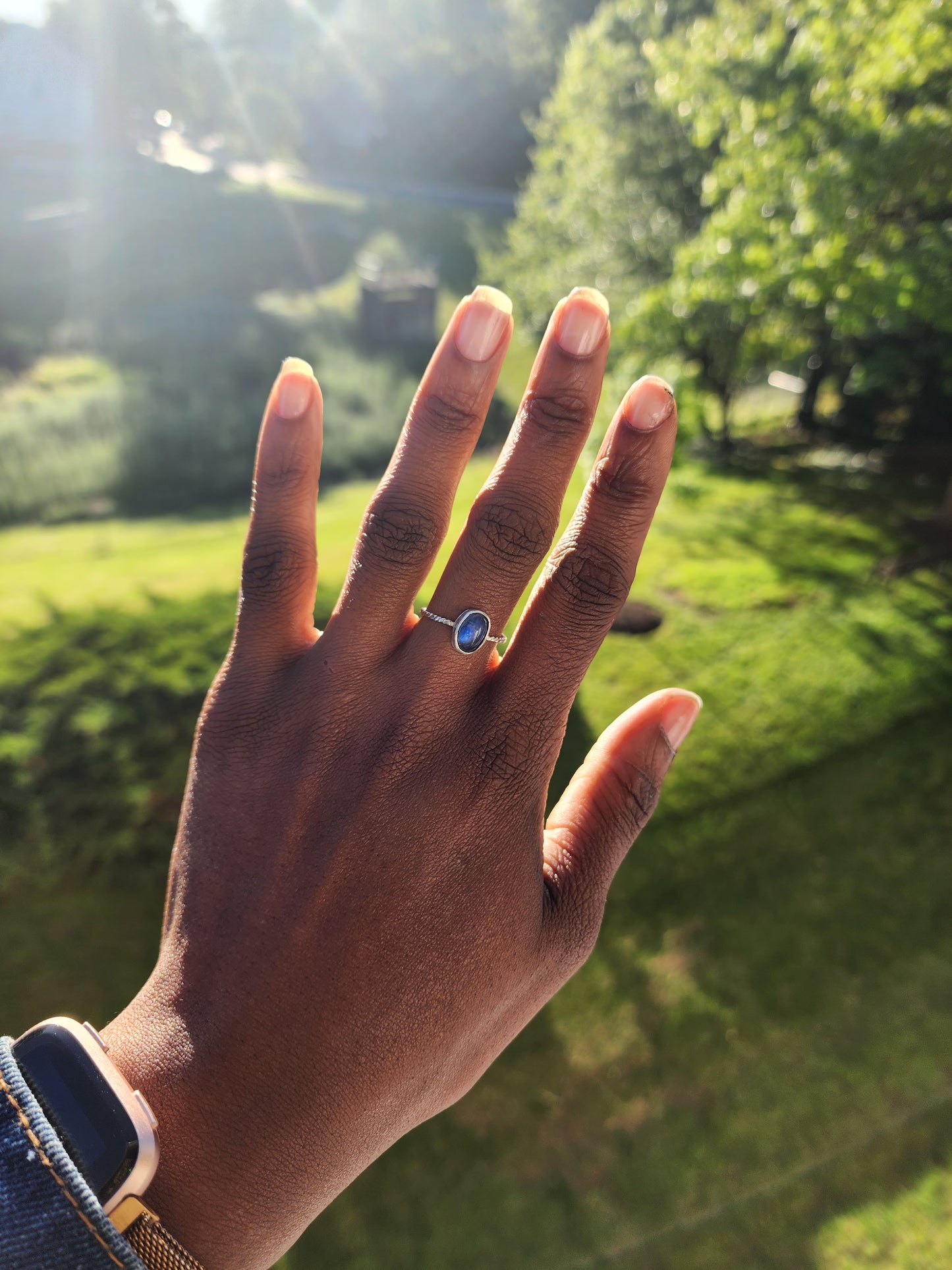 Blue Kyanite Ring