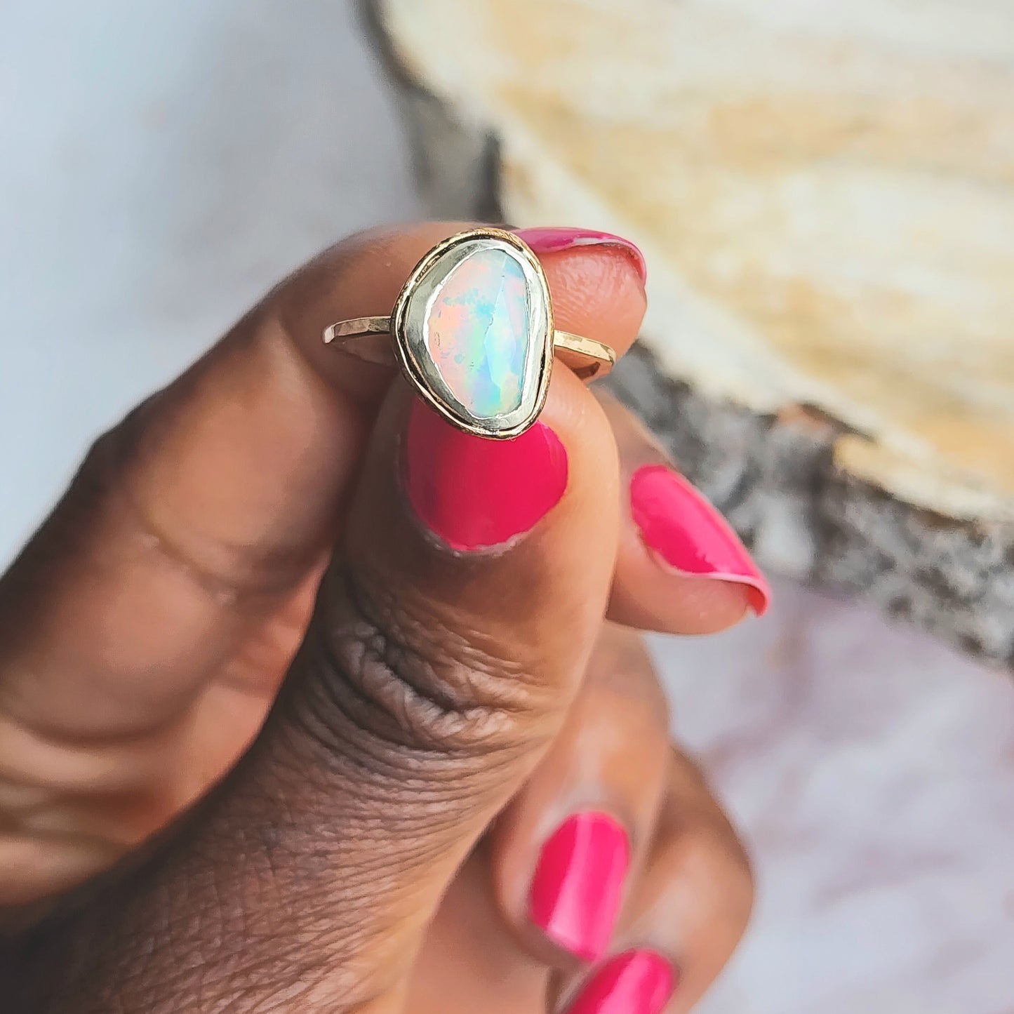 Opal Ring Size 7.5