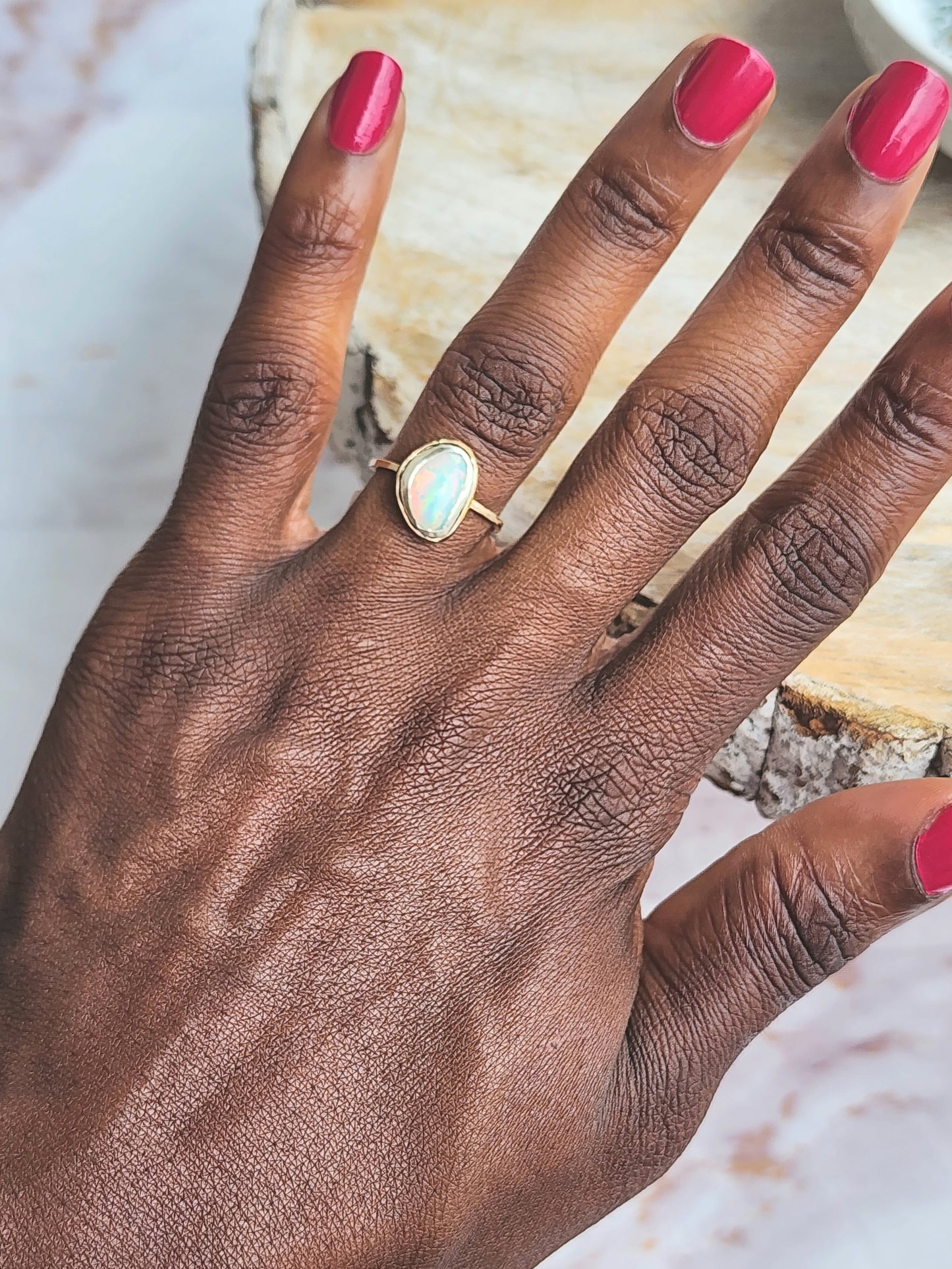 Opal Ring Size 7.5