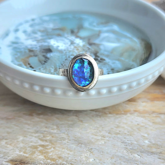 Australian Opal Ring Size 7.5
