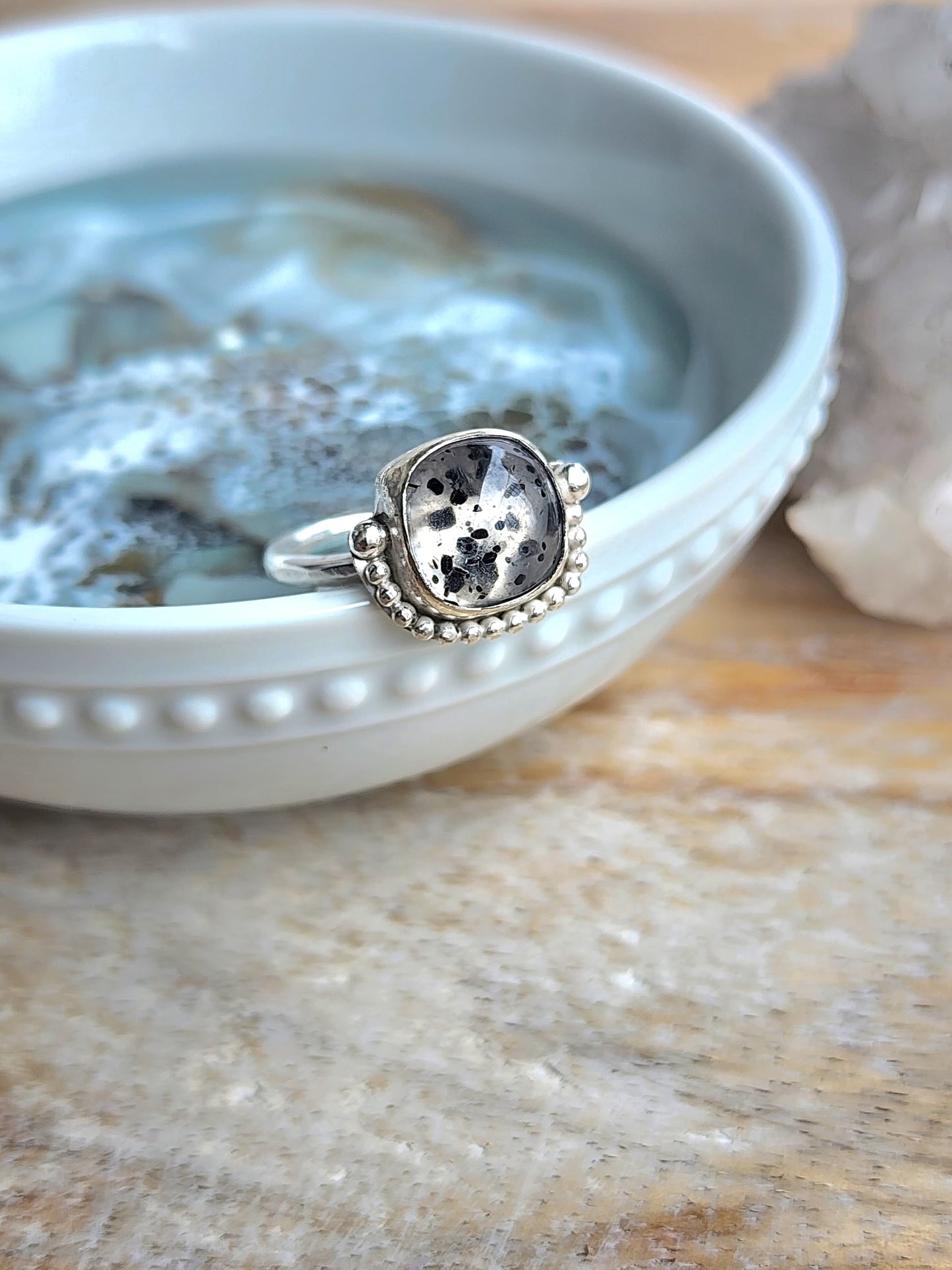 Rutilated Quartz Ring