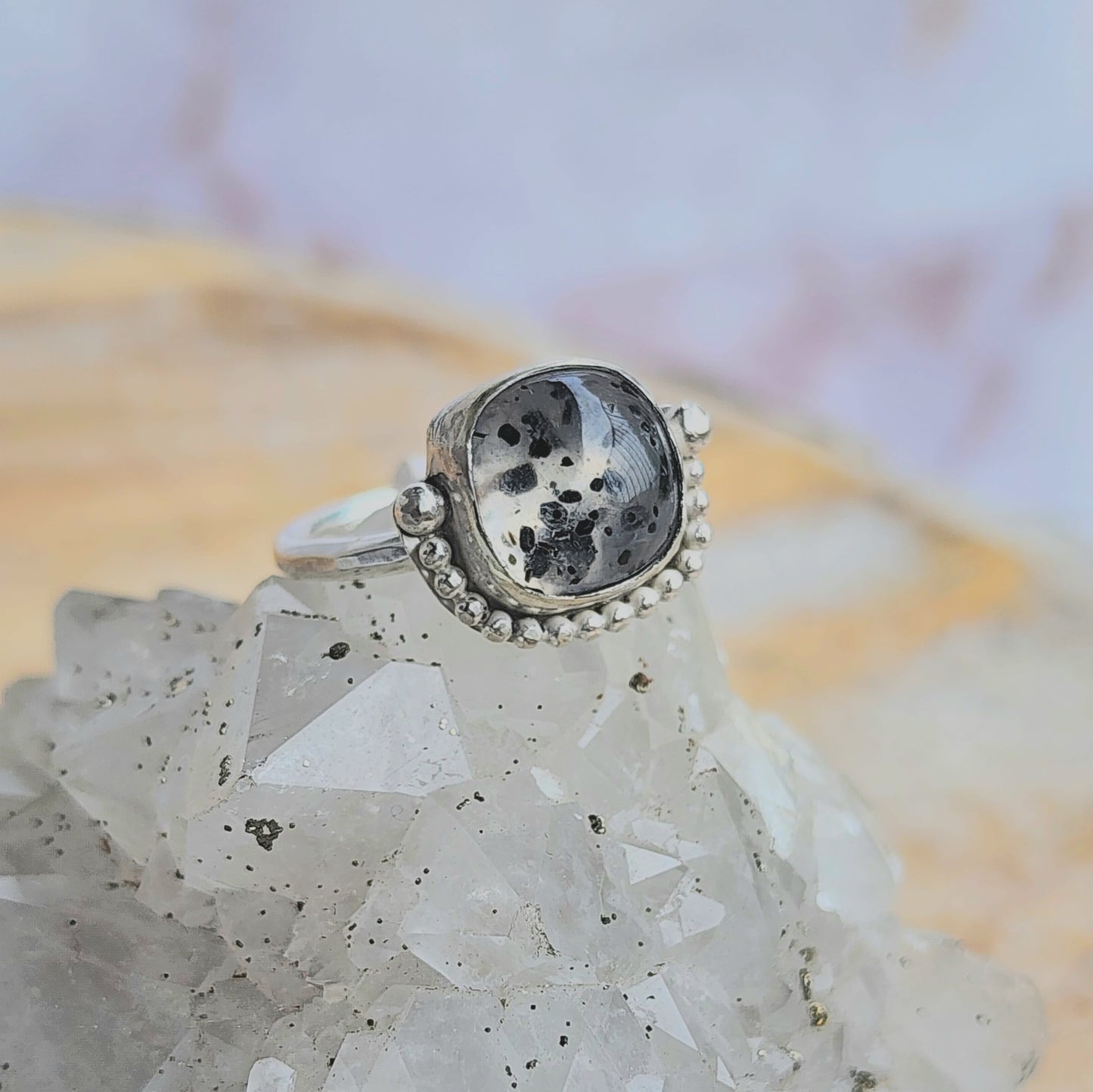 Rutilated Quartz Ring