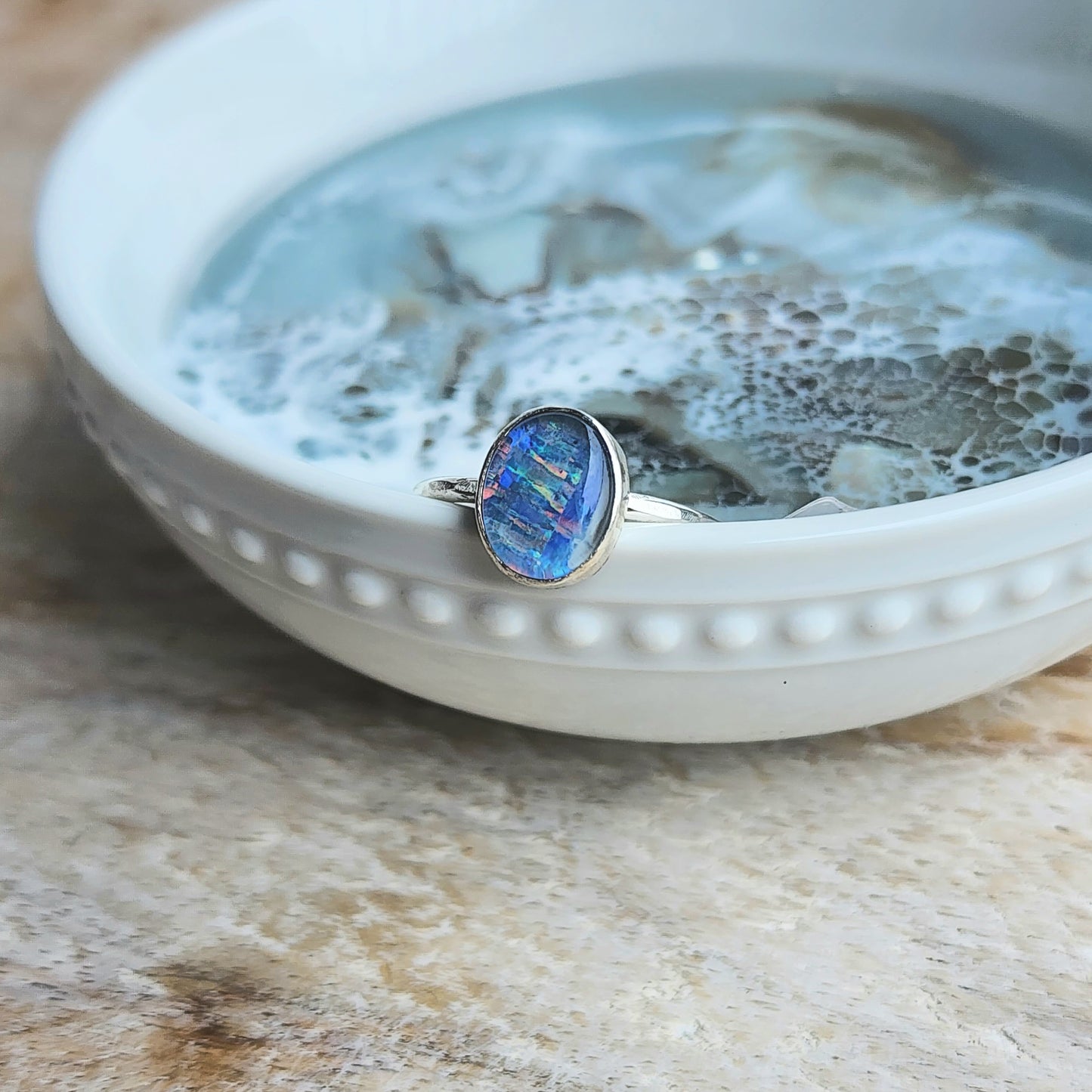 Australian Opal Ring Size 8