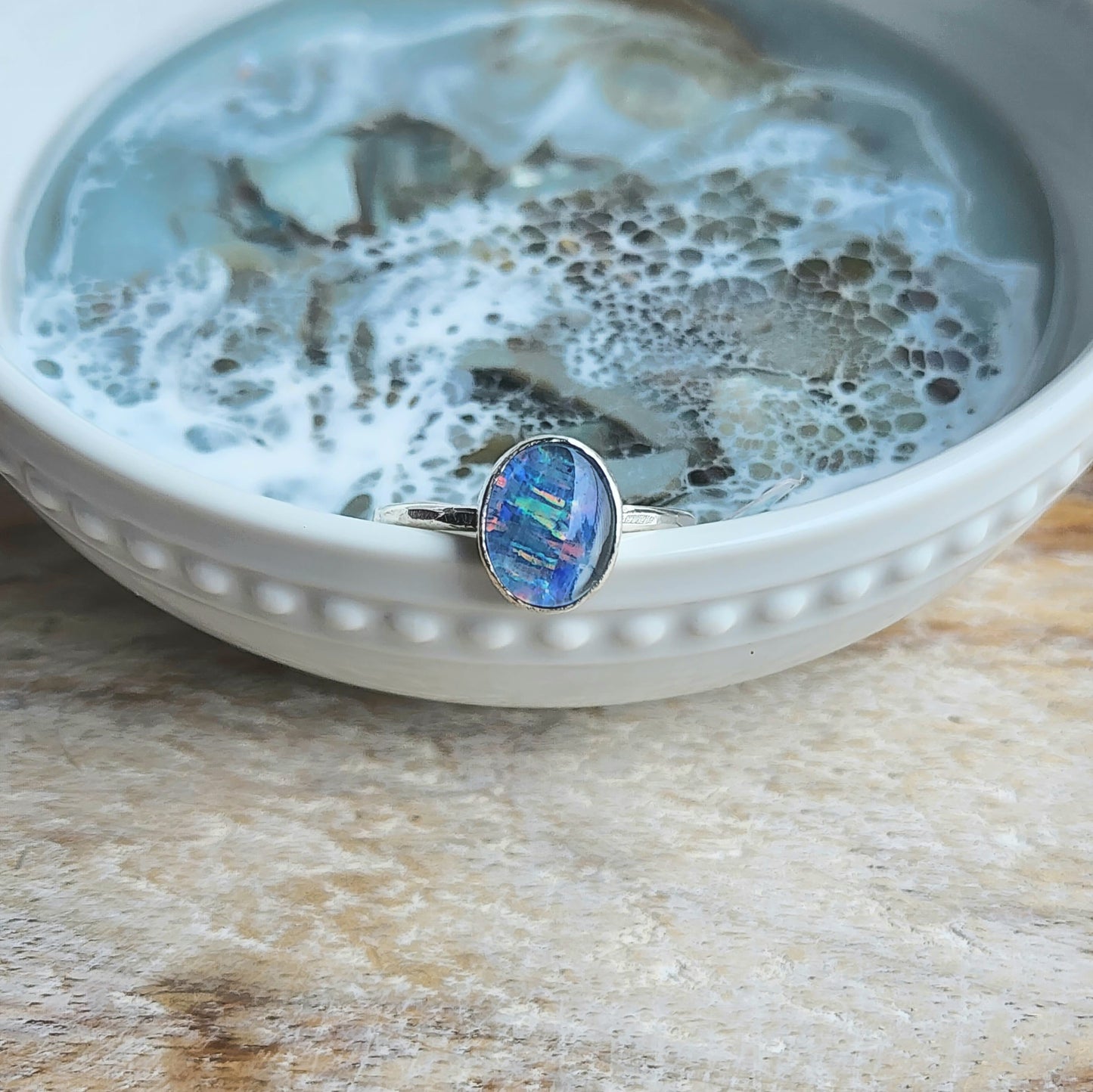 Australian Opal Ring Size 8