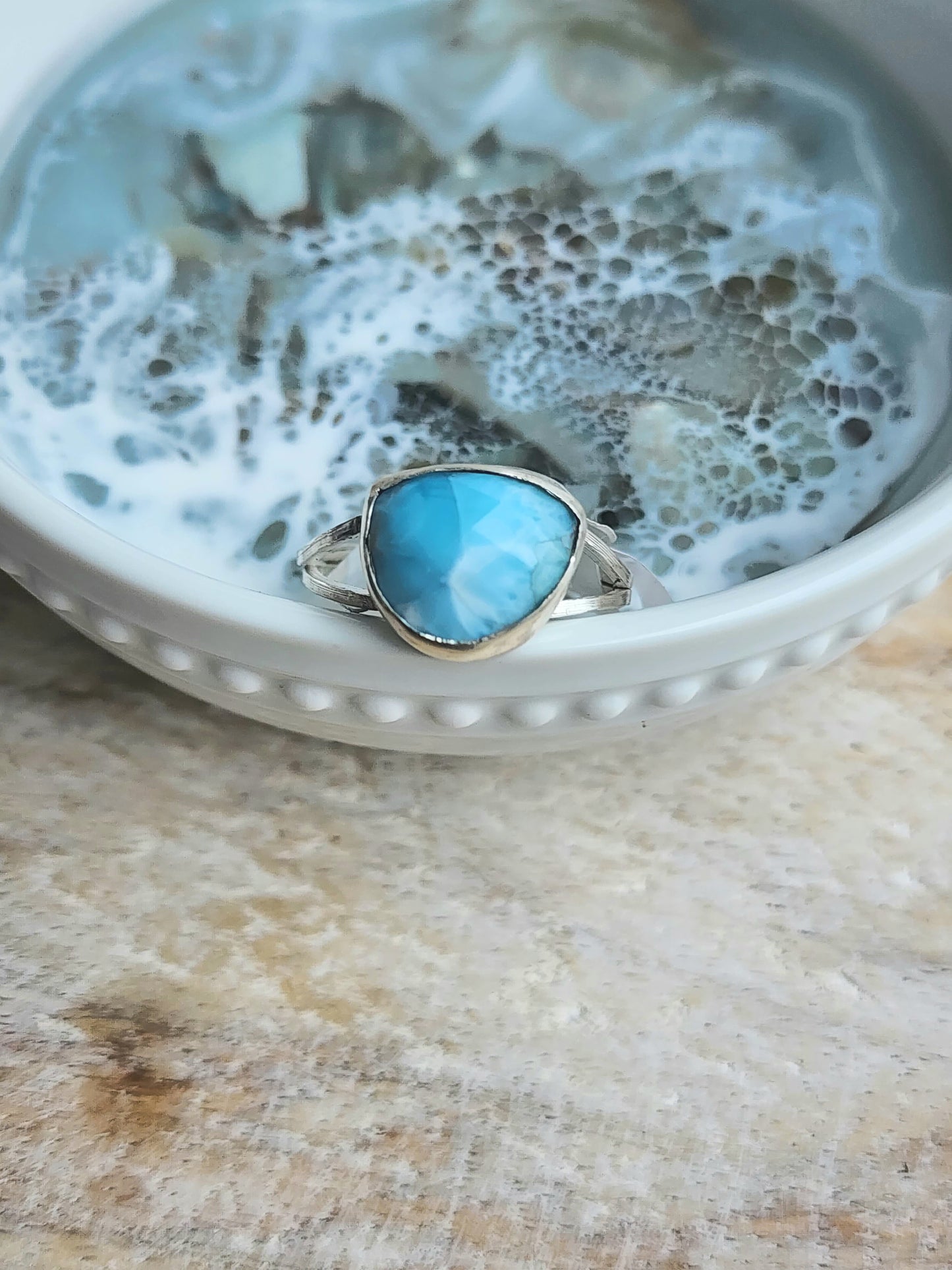 Larimar Ring Size 10