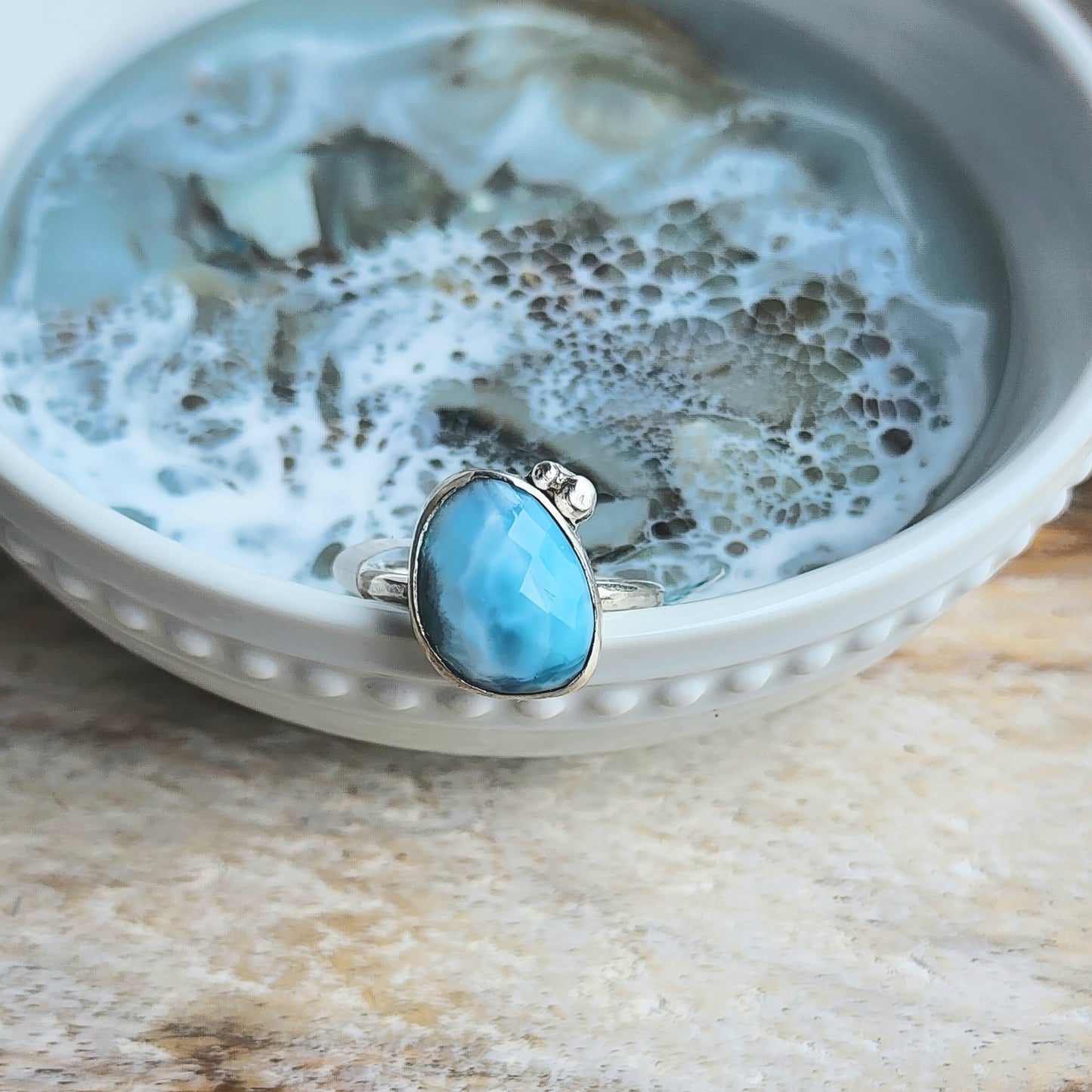Larimar Ring Size 7
