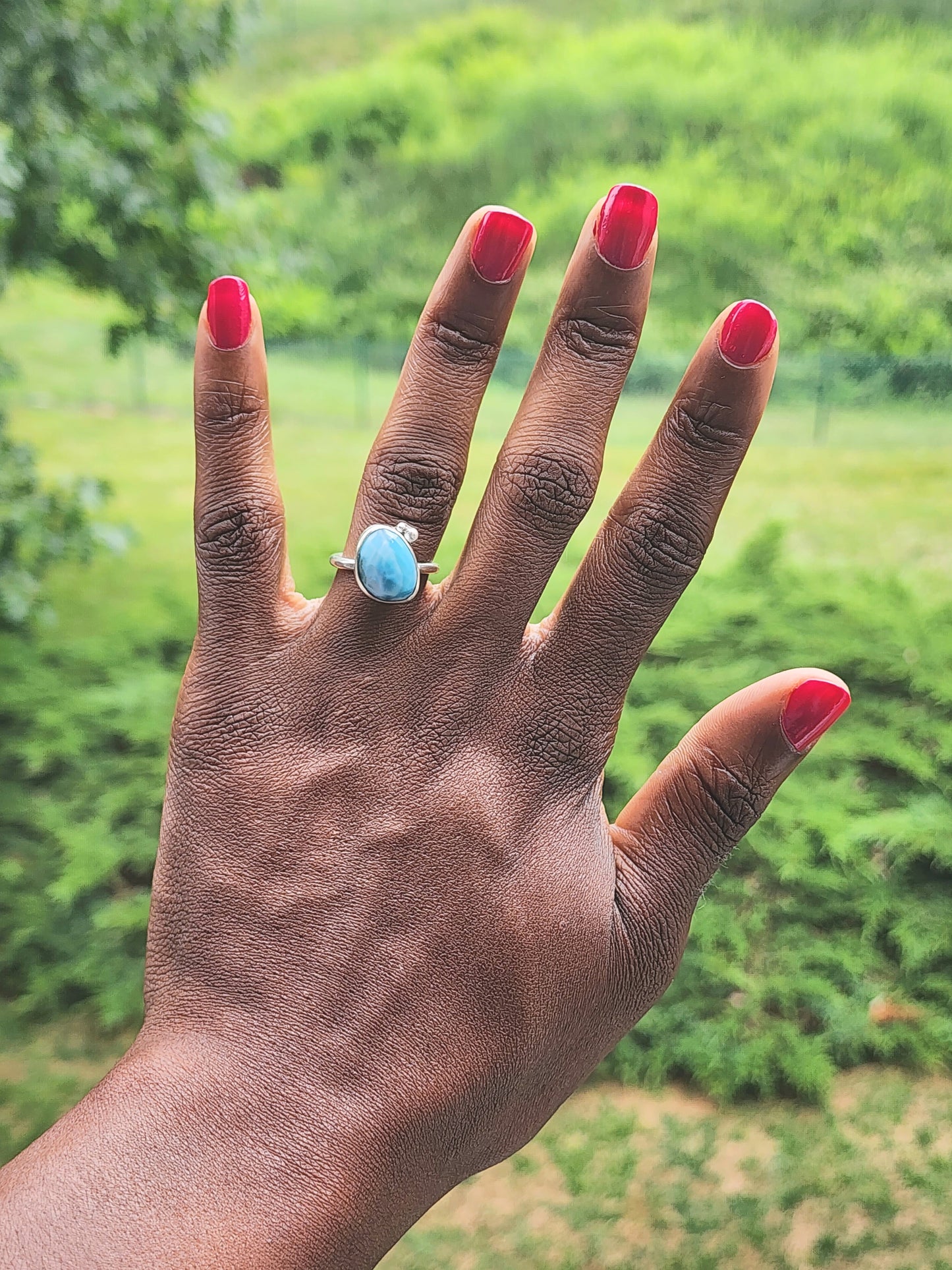 Larimar Ring Size 7