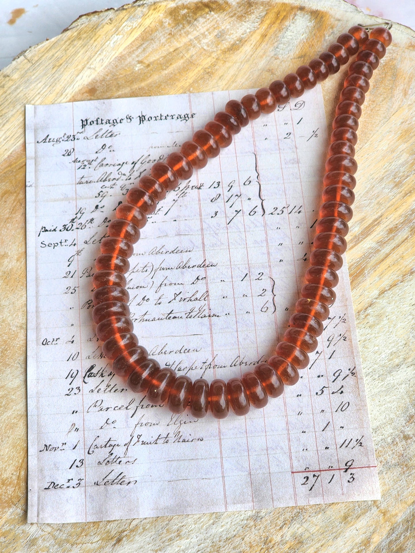 Vintage Graduated Baltic Amber Necklace