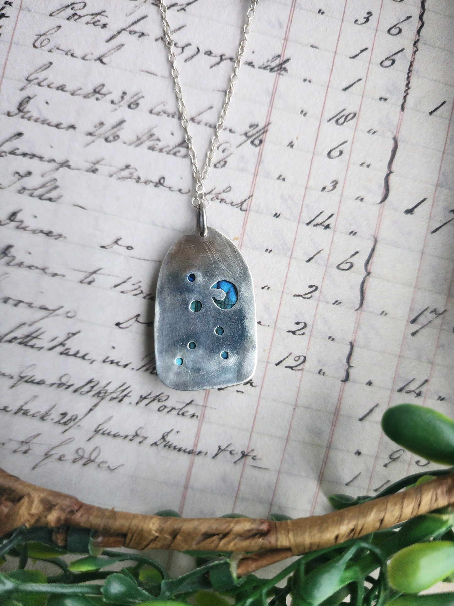 Labradorite Window Necklace