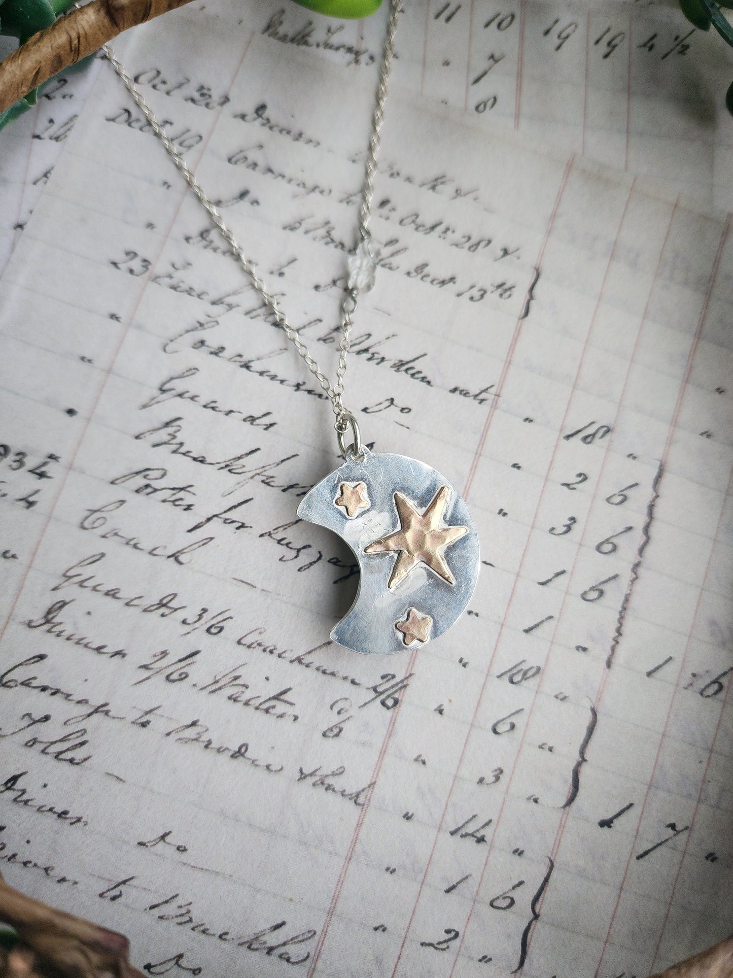 Labradorite Crescent Moon Necklace