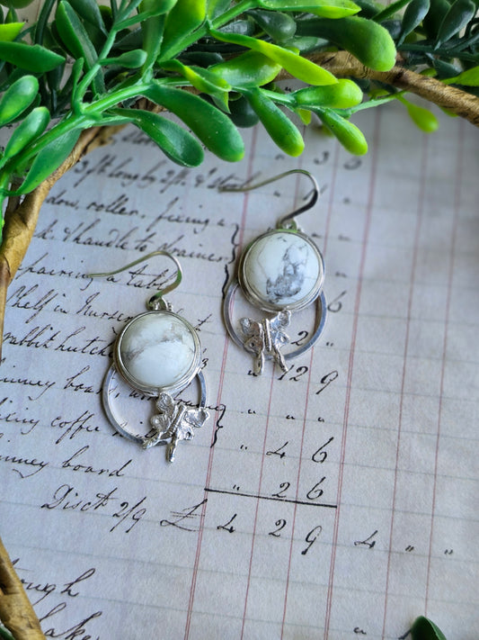 Lunar Moth Earrings