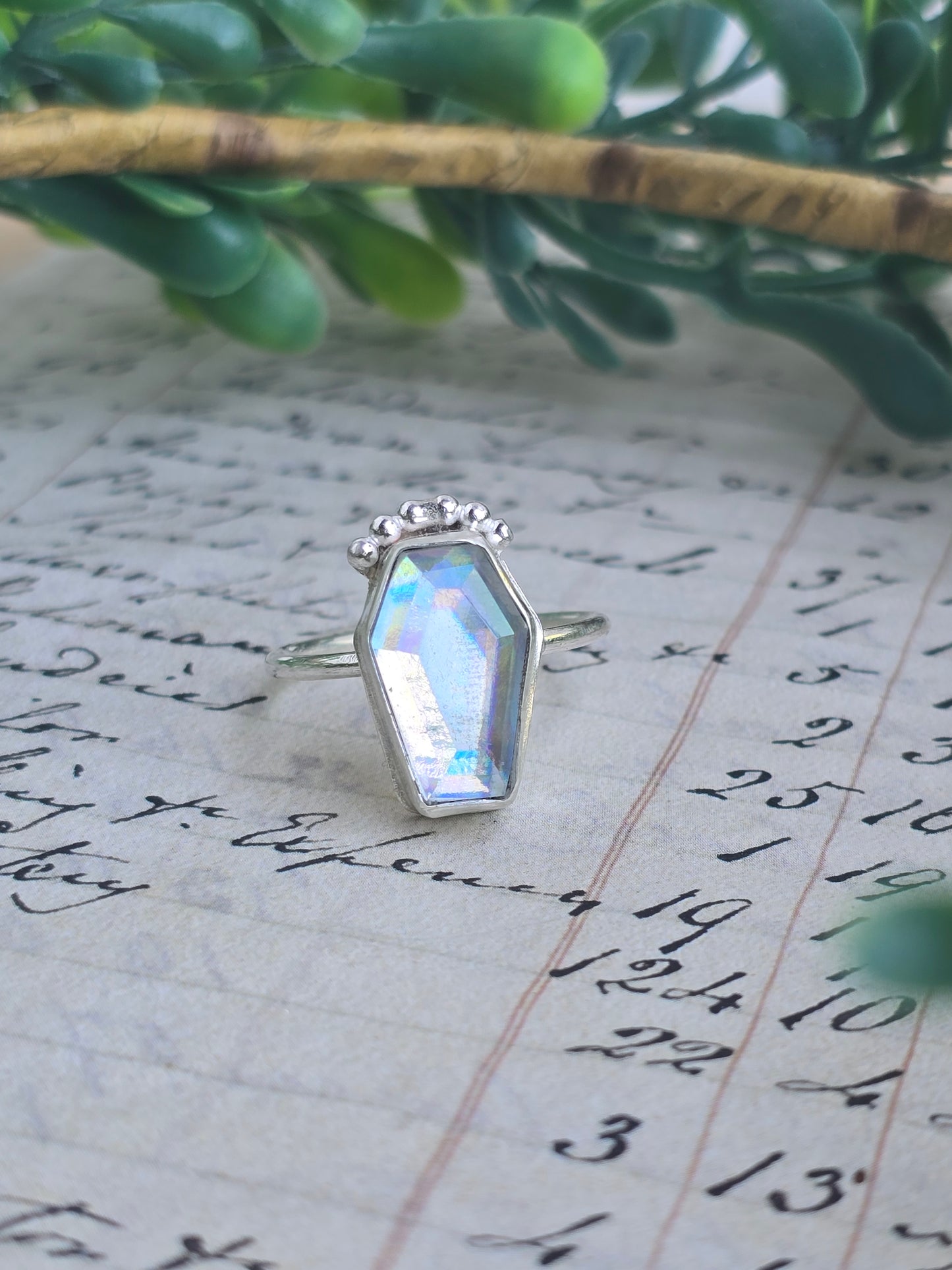Disco Coffin Ring (Size 9.5)