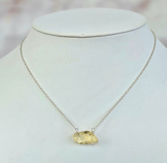 Lemon Quartz Necklace