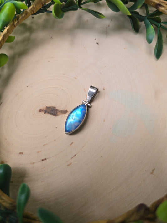 Vintage Moonstone Pendant (Marquise)