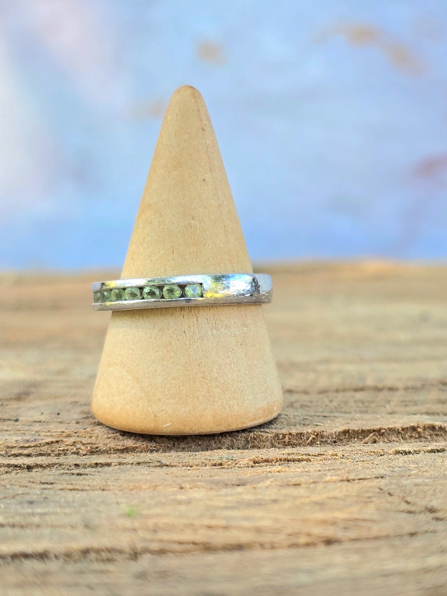 Vintage Peridot Ring (Size 8)