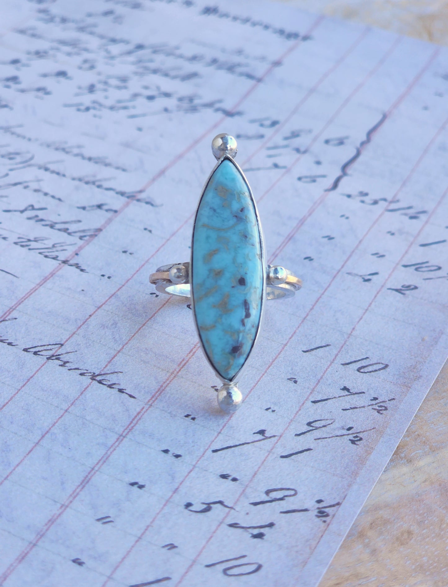 Larimar Spear Ring