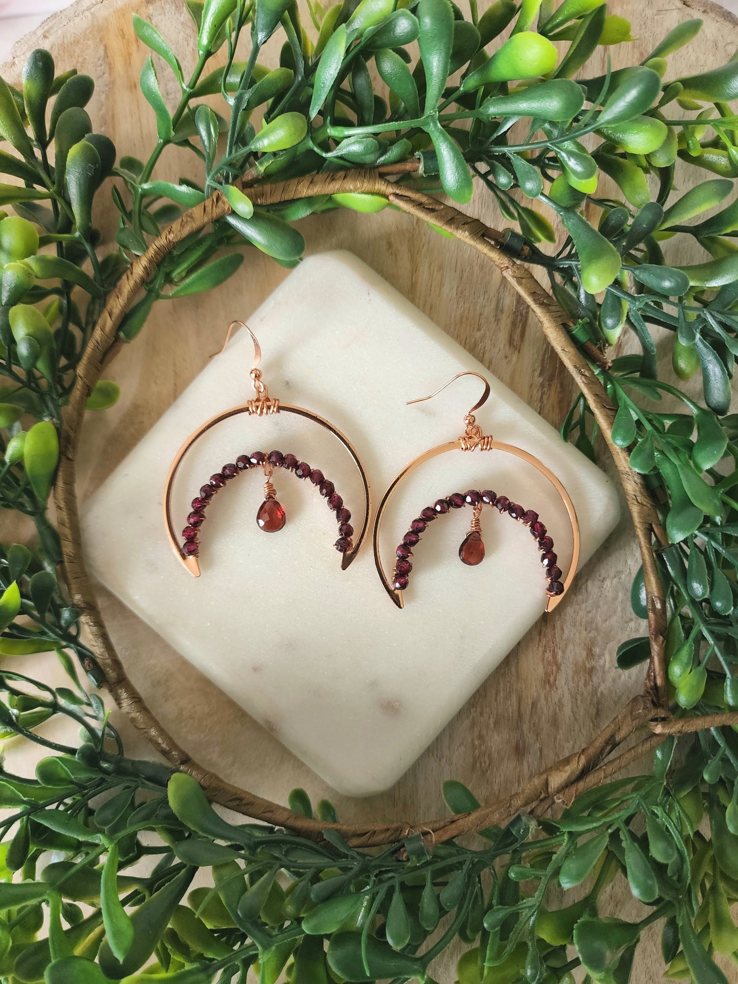 Blood Moon Earrings