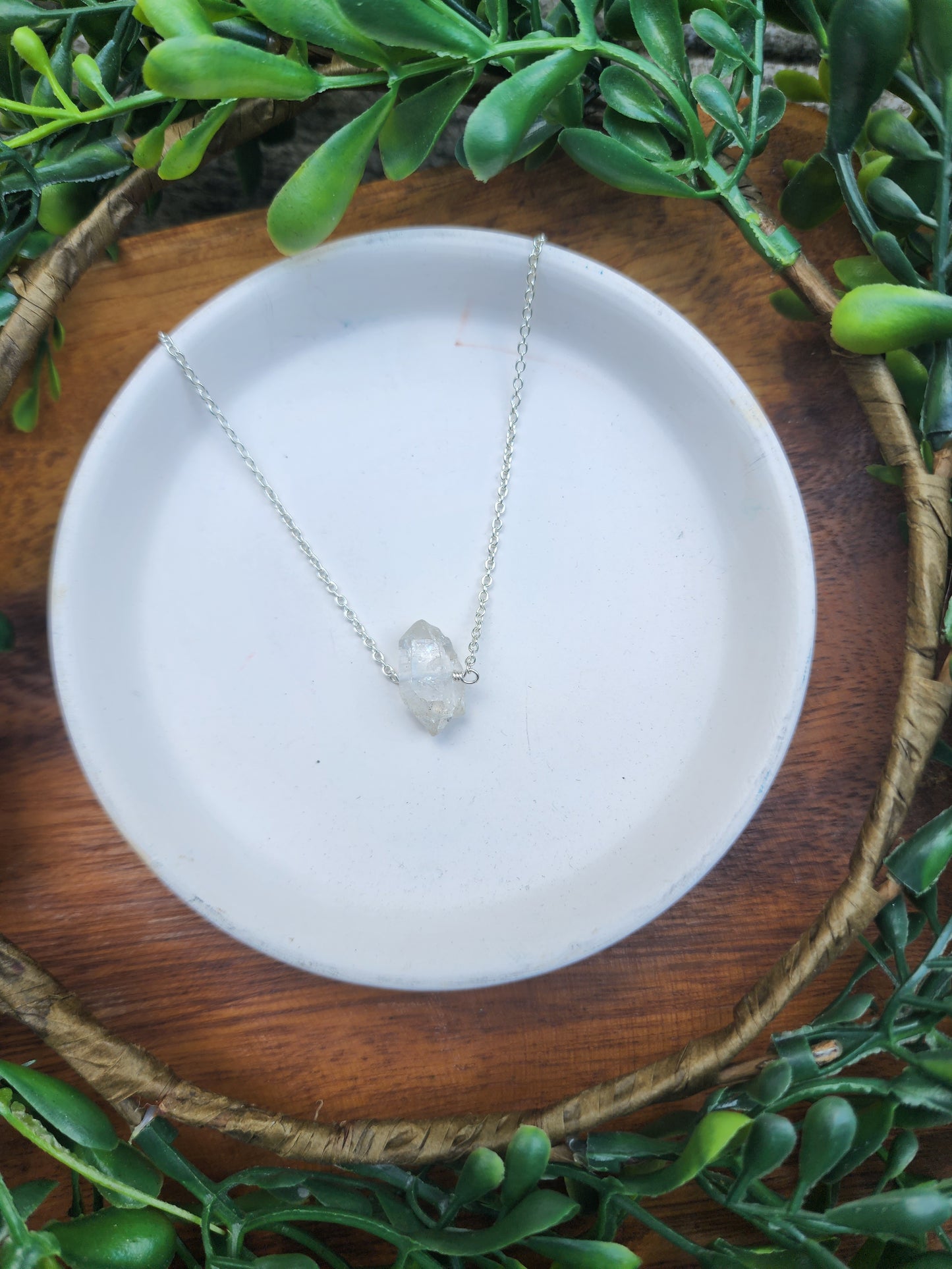 Herkimer Diamond Crystal Necklace