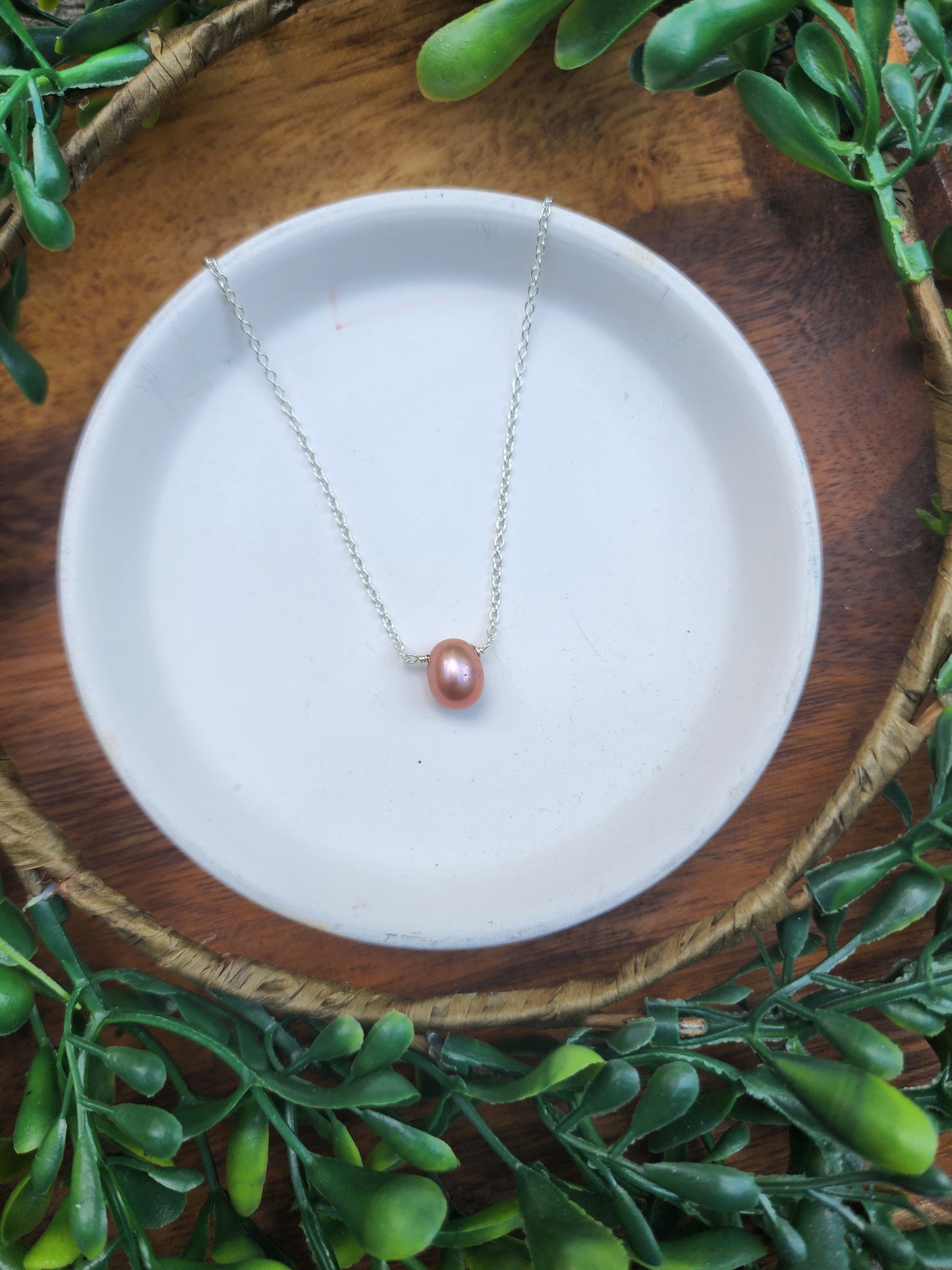 Pink Freshwater Pearl Necklace