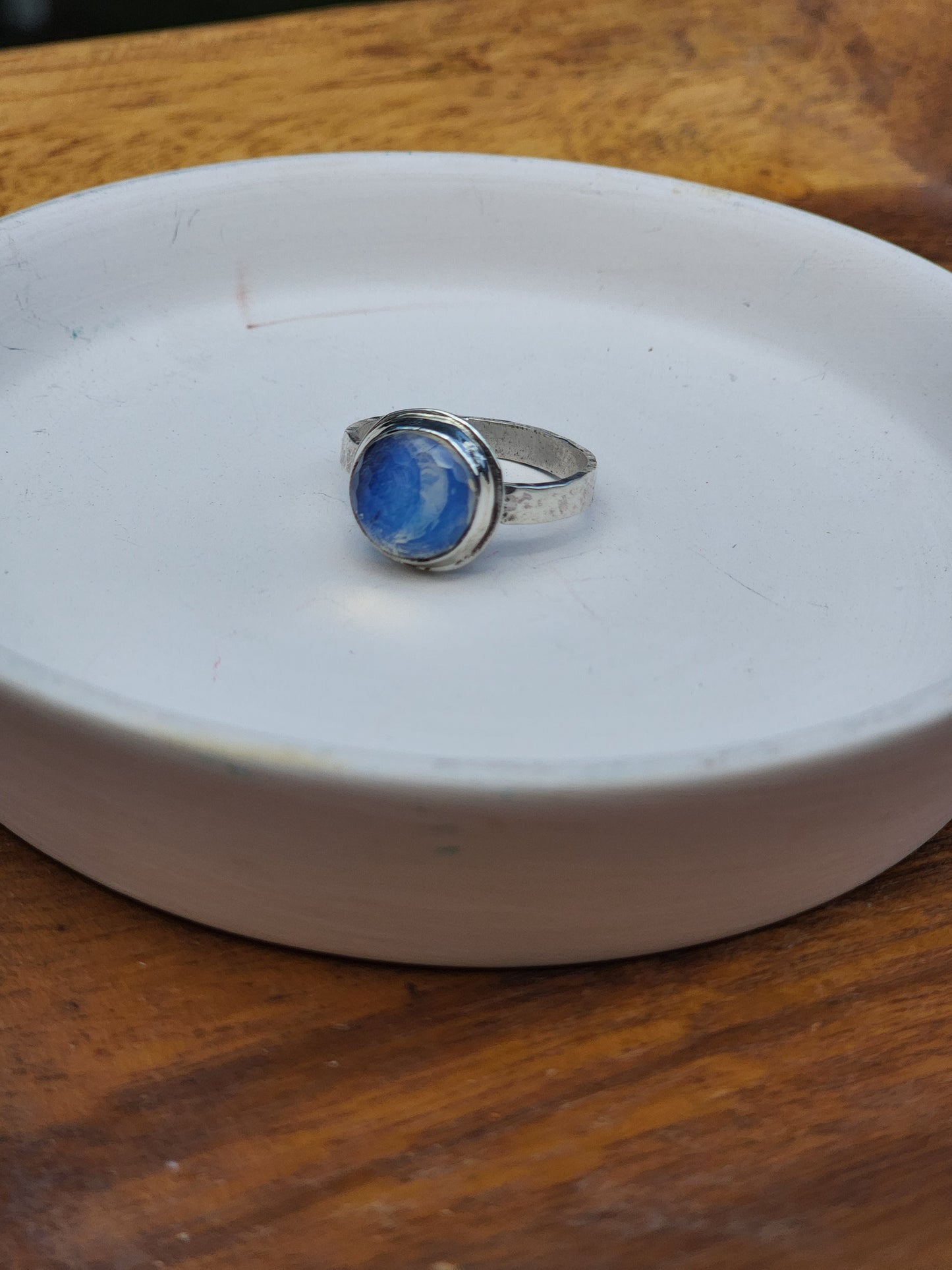 Opalite Moon Ring