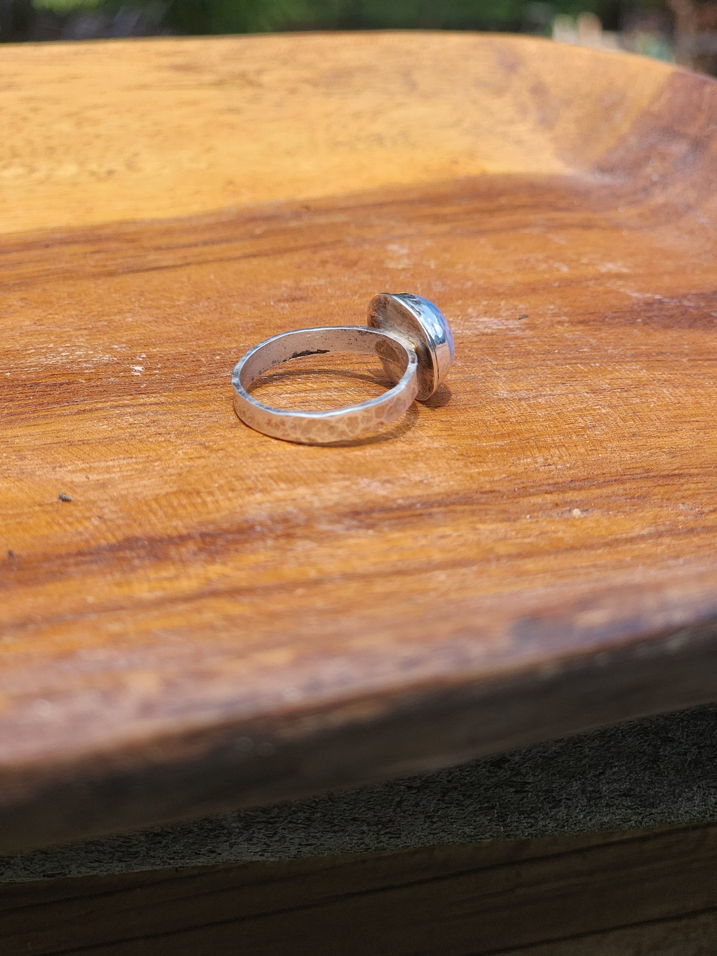 Opalite Moon Ring