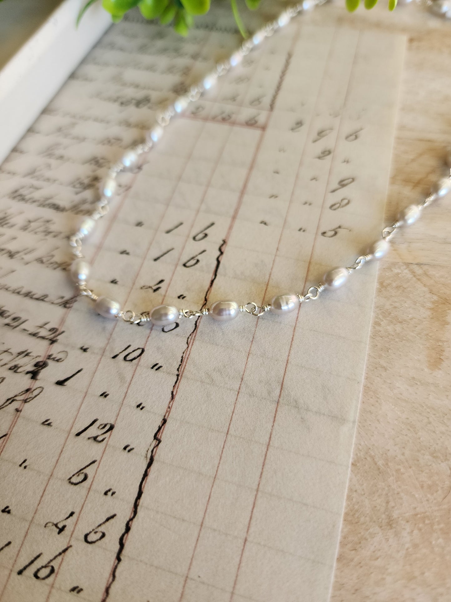 Pearl Beaded Necklace