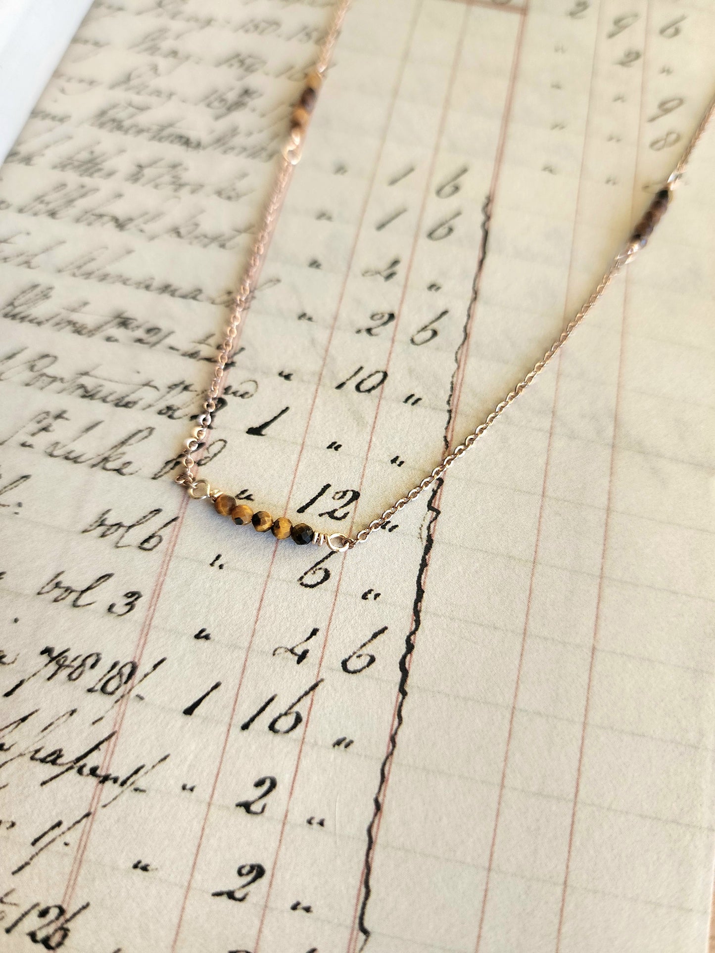 Tiger's Eye Beaded Chain