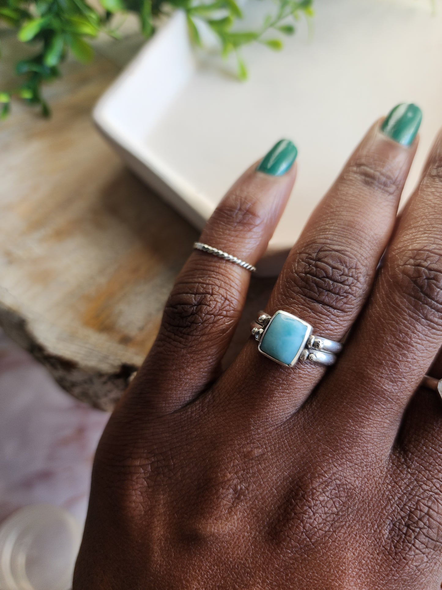 Twisted Sterling Silver Midi Ring