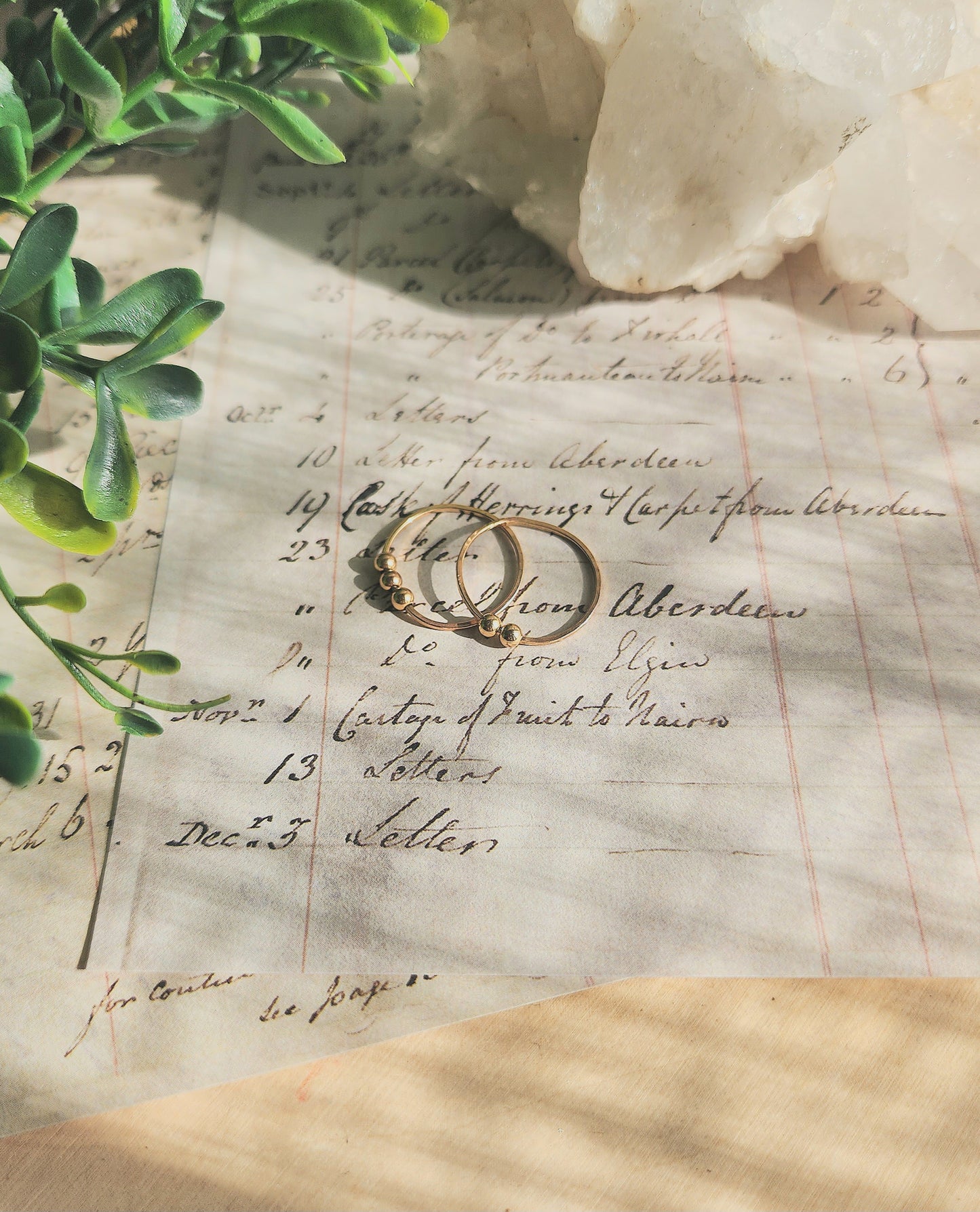 Fidget Ring - Gold Filled