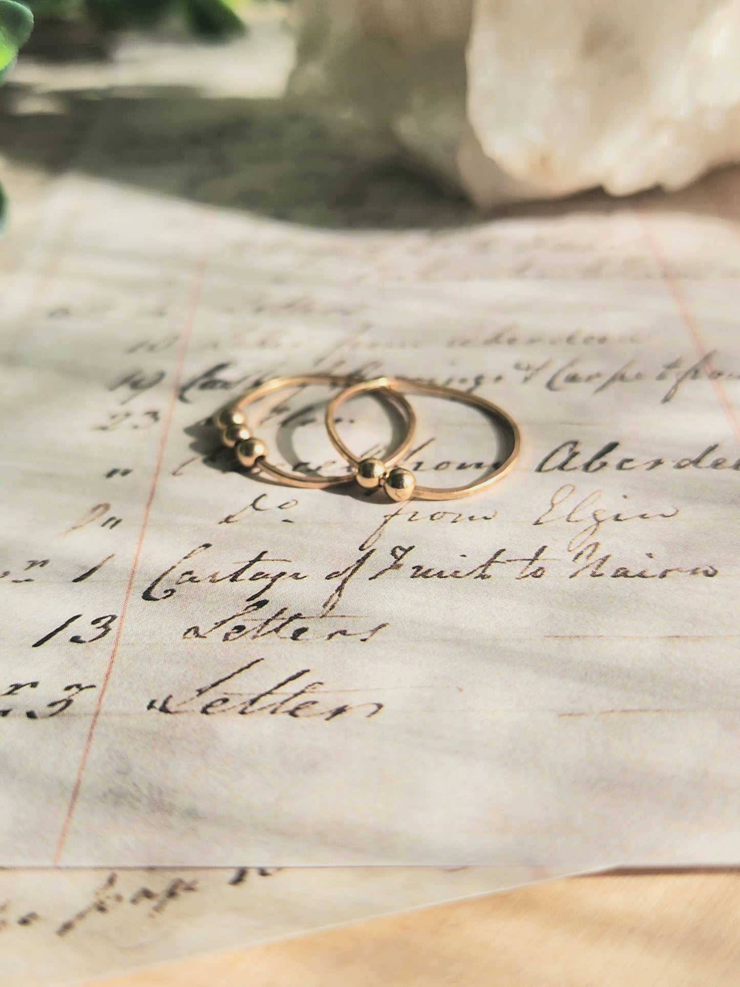 Fidget Ring - Gold Filled