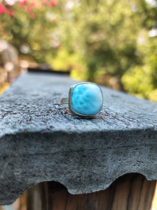 Dominican Larmiar Ring