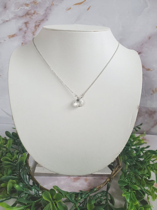 Clear Quartz on Sterling Silver