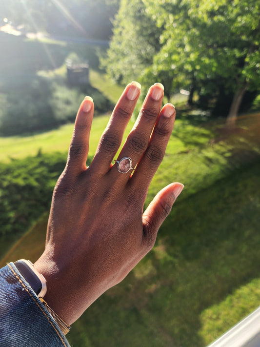 Strawberry Quartz Ring