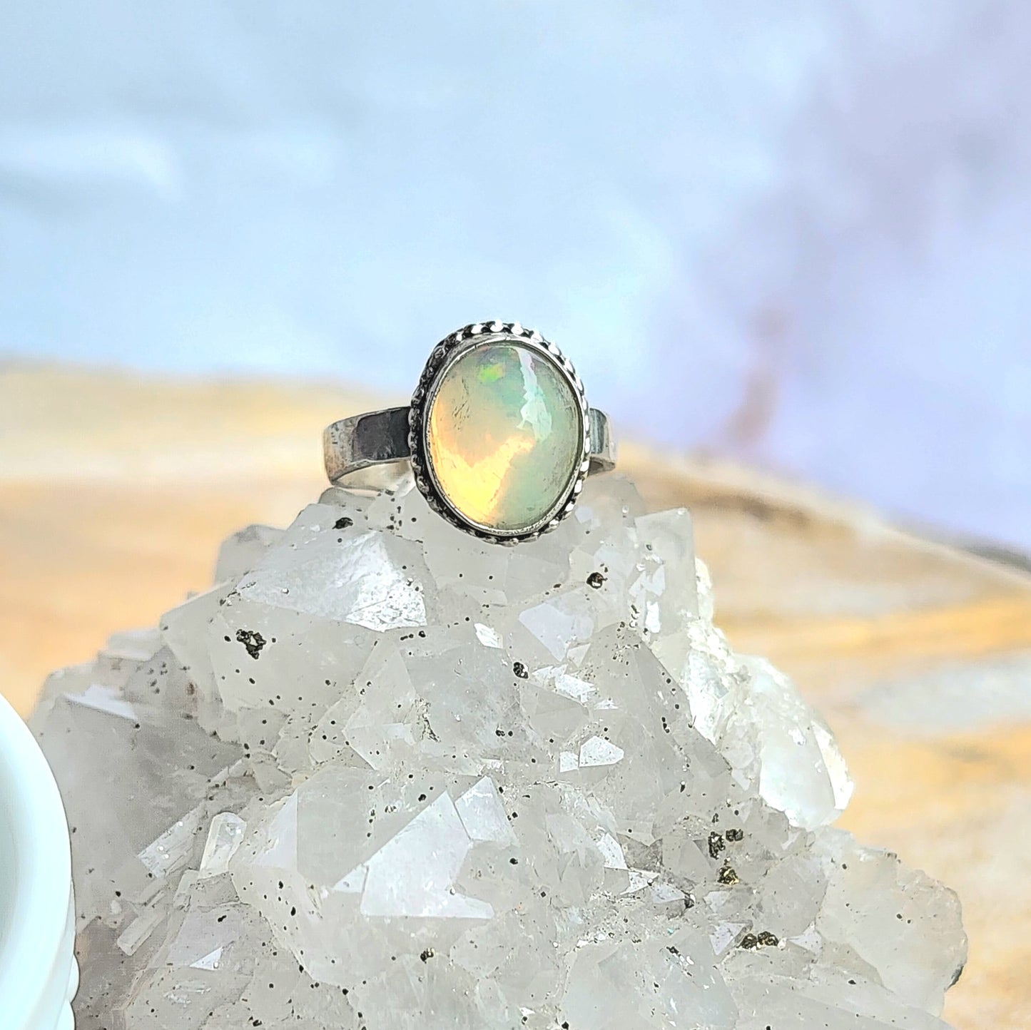 Ethiopian Opal Ring Size 5.5