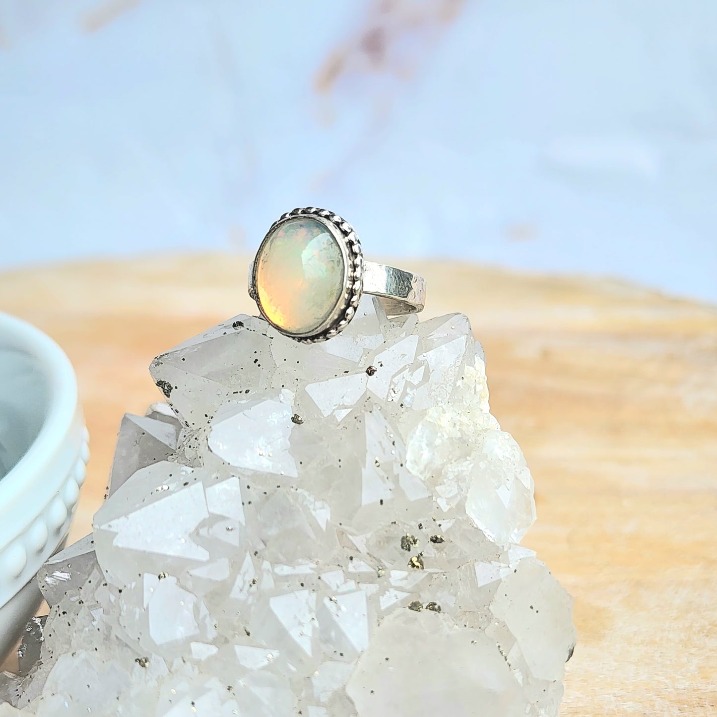 Ethiopian Opal Ring Size 5.5