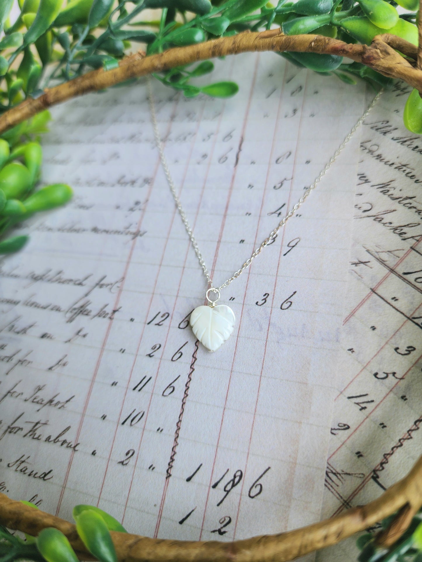 Mother of Pearl Drop Necklace