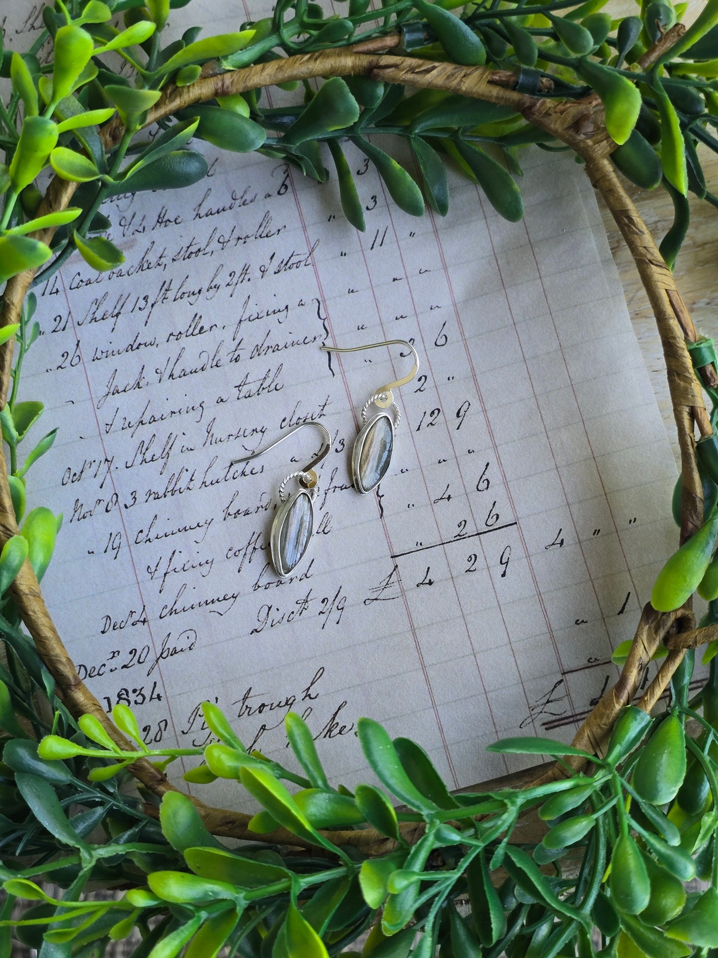 Labradorite Drop Earrings