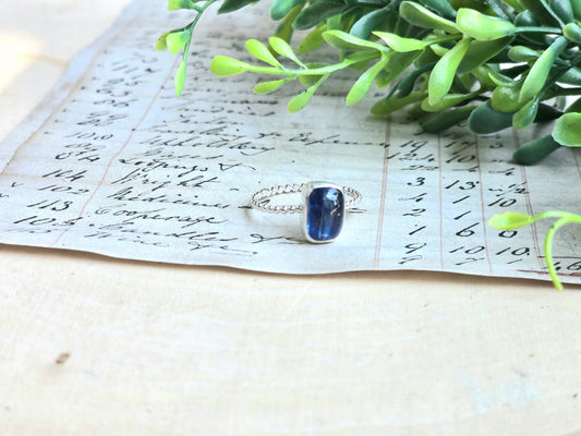 Blue Kyanite Ring (Size 8.5)