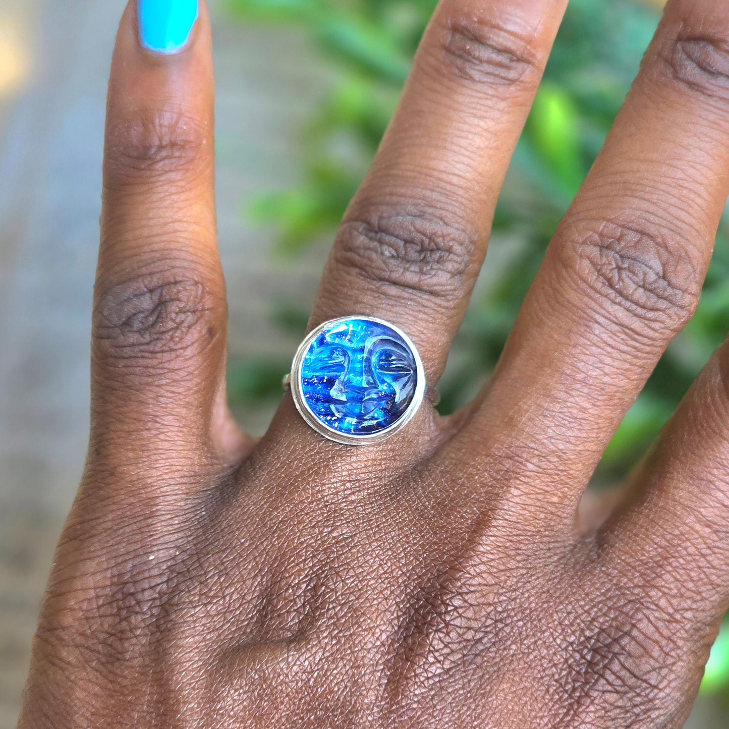 Man in the Moon Ring (Size 7.5)