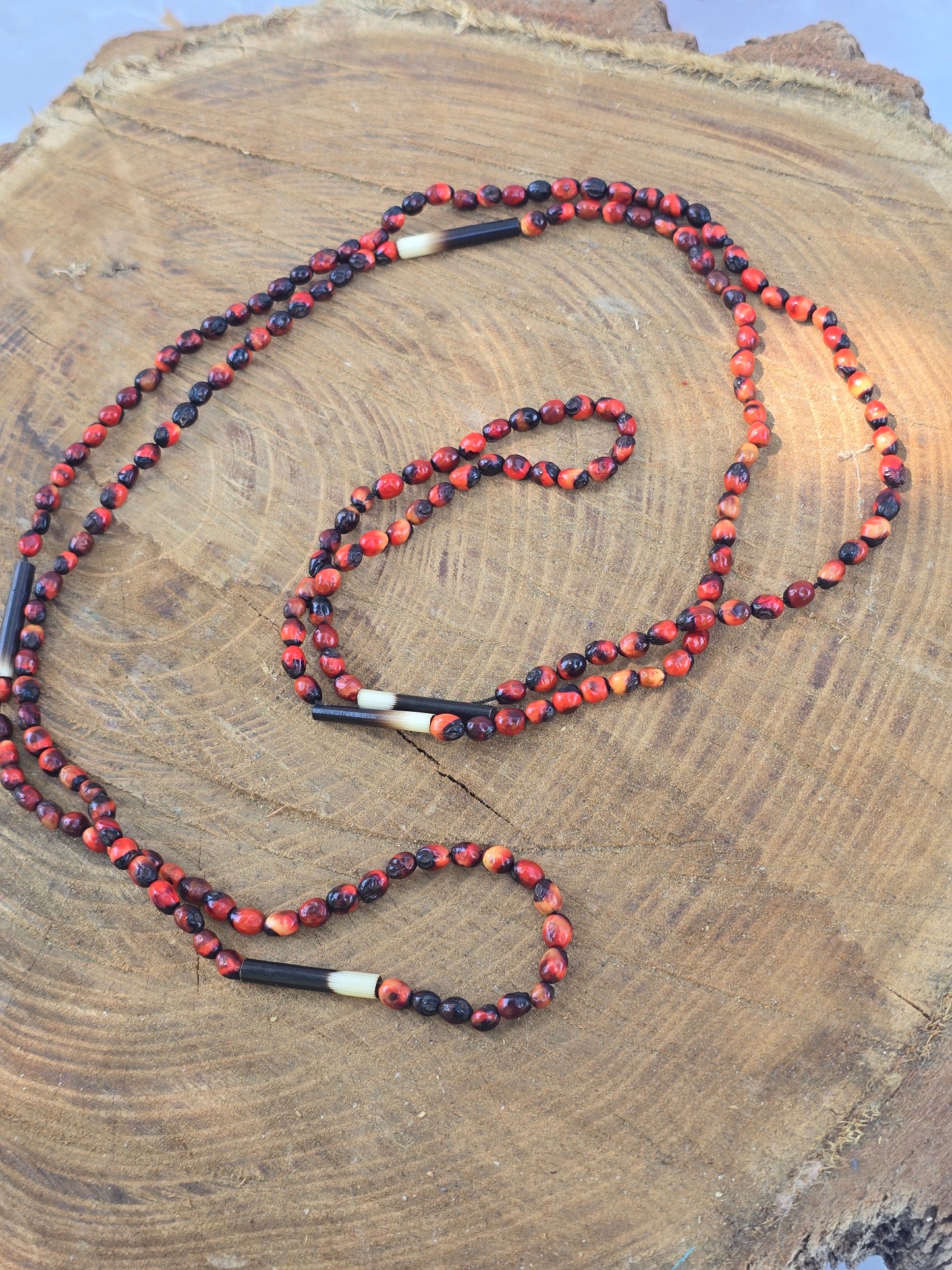 Vintage Yoruba Peonia Seed Necklace