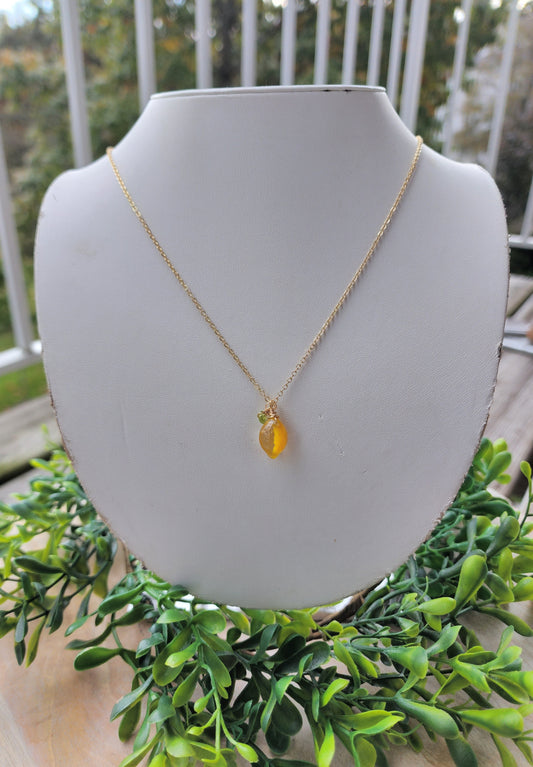 Lemon Harvest Necklace on Gold Filled